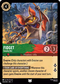 Fidget - Sneaky Bat #106 (Uncommon)