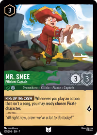 Mr. Smee - Efficient Captain #107 (Uncommon)