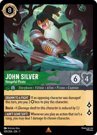 John Silver - Vengeful Pirate #109 (Rare)