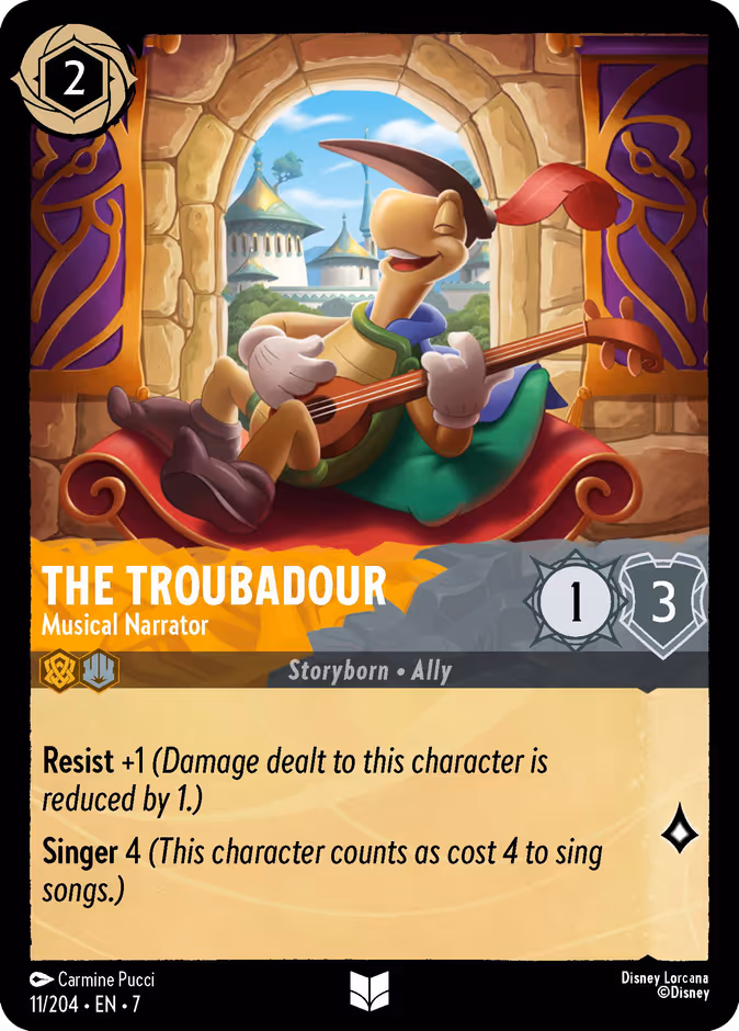 The Troubadour - Musical Narrator — Disney Lorcana