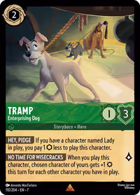 Tramp - Enterprising Dog #110 (Rare)