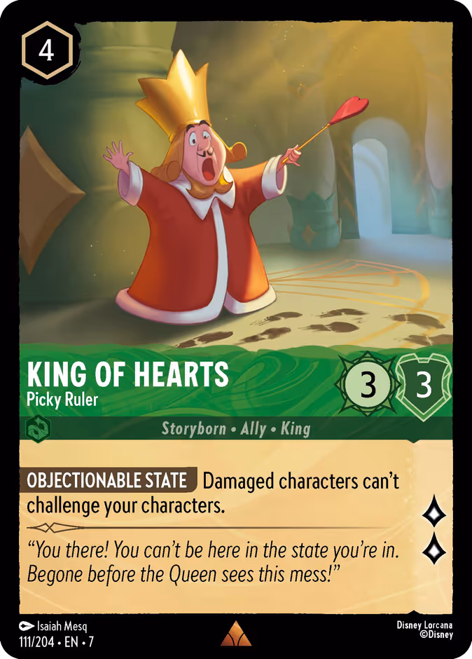 King of Hearts - Picky Ruler #111 (Rare)