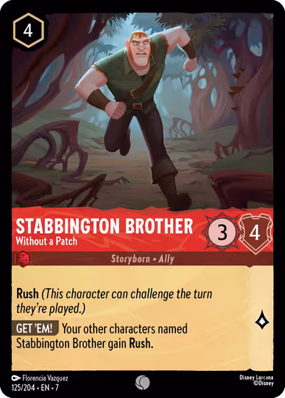 Stabbington Brother - Without a Patch #125 — Archazia's Island (Common) · Disney Lorcana