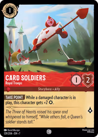 Card Soldiers - Royal Troops #129 (Common)