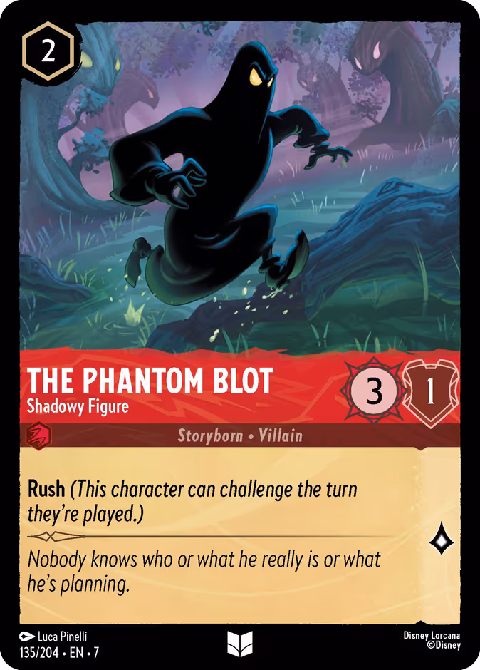 The Phantom Blot - Shadowy Figure #135 (Uncommon)