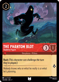 The Phantom Blot - Shadowy Figure #135 (Uncommon)