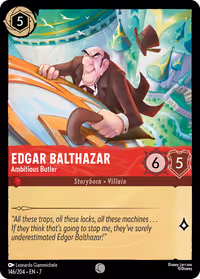 Edgar Balthazar - Ambitious Butler #146 (Common)