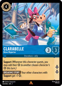 Clarabelle - News Reporter #153 (Rare)