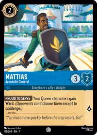 Mattias - Arendelle General #155 (Common)