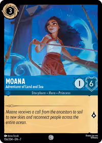Moana - Adventurer of Land and Sea #156 (Common)