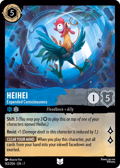 HeiHei - Expanded Consciousness #163 — Archazia's Island (Uncommon) · Disney Lorcana
