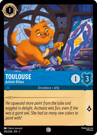 Toulouse - Artistic Kitten #165 (Common)