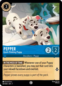 Pepper - Quick-Thinking Puppy #167 (Common)