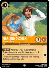 Mariano Guzman - Handsome Suitor #16 (Common)