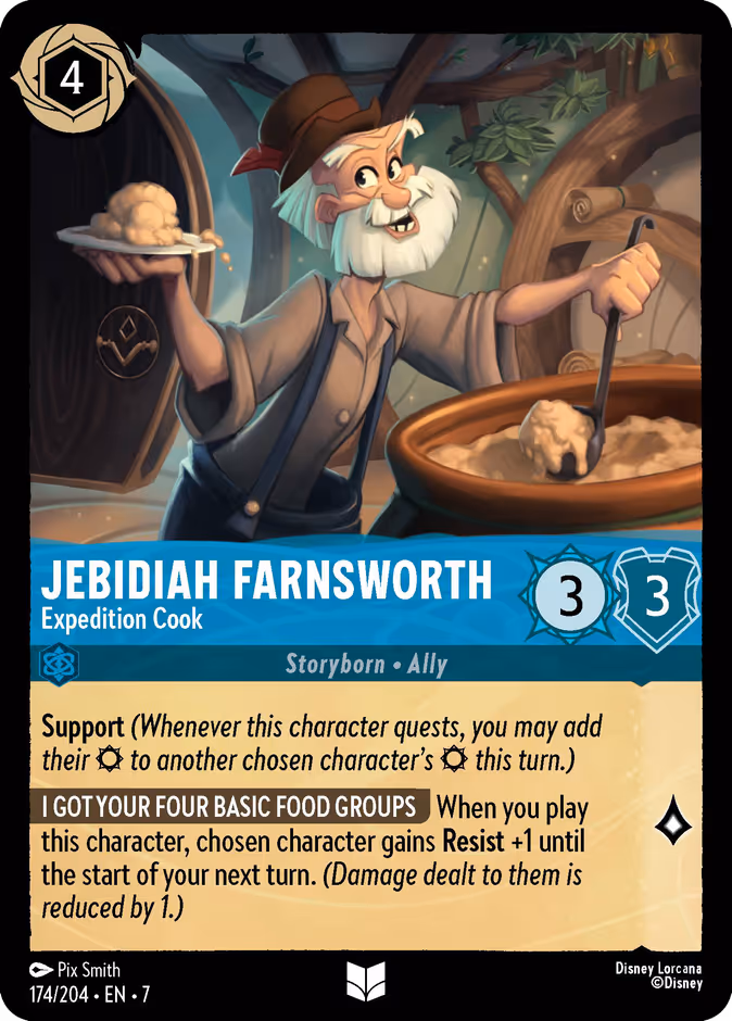Jebidiah Farnsworth - Expedition Cook #174 (Uncommon)