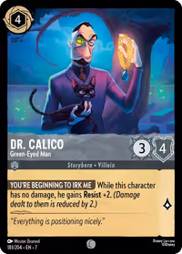 Dr. Calico - Green-Eyed Man #181 (Common)