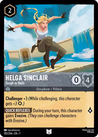 Helga Sinclair - Tough as Nails #183 (Uncommon)