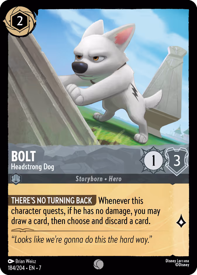 Bolt - Headstrong Dog #184 (Common)