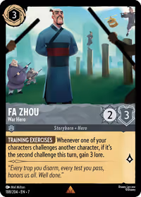 Fa Zhou - War Hero #188 (Rare)