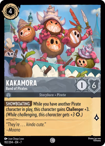 Kakamora - Band of Pirates #192 — Archazia's Island (Common) · Disney Lorcana