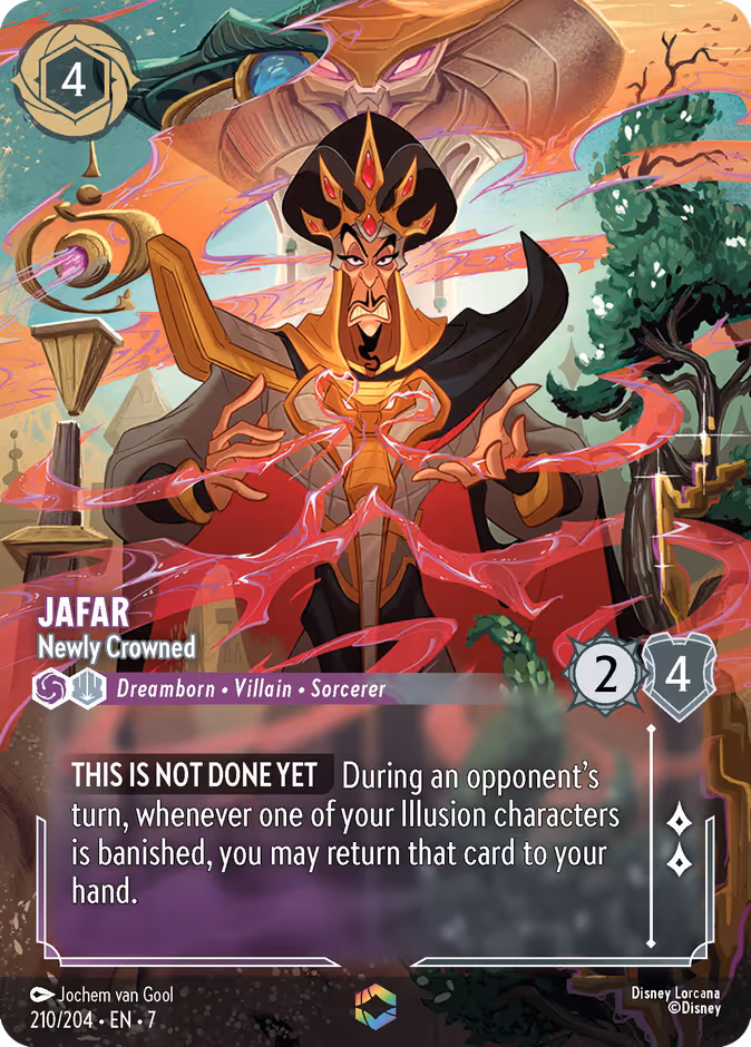 Jafar - Newly Crowned #210 #210 (Enchanted)