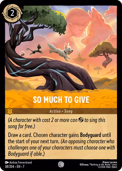 So Much To Give