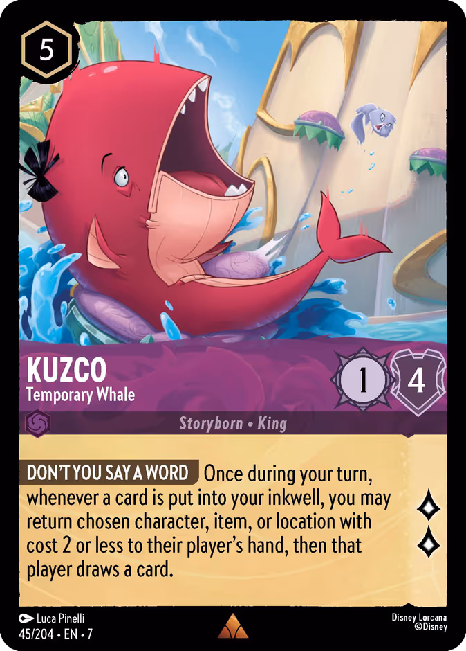 Kuzco - Temporary Whale #45 (Rare)