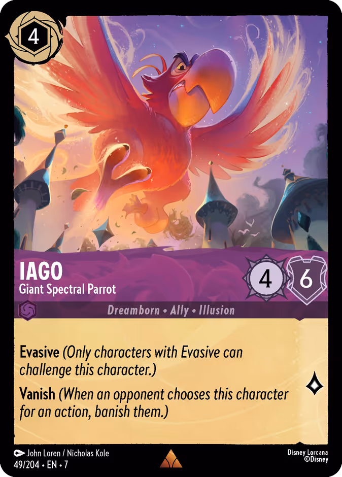 Iago - Giant Spectral Parrot #49 (Rare)