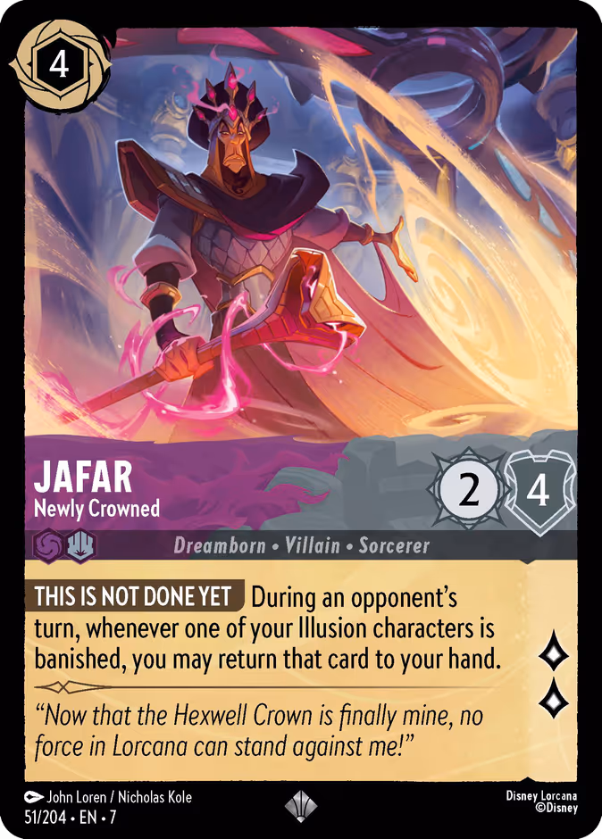 Jafar - Newly Crowned #51 (Super_rare)
