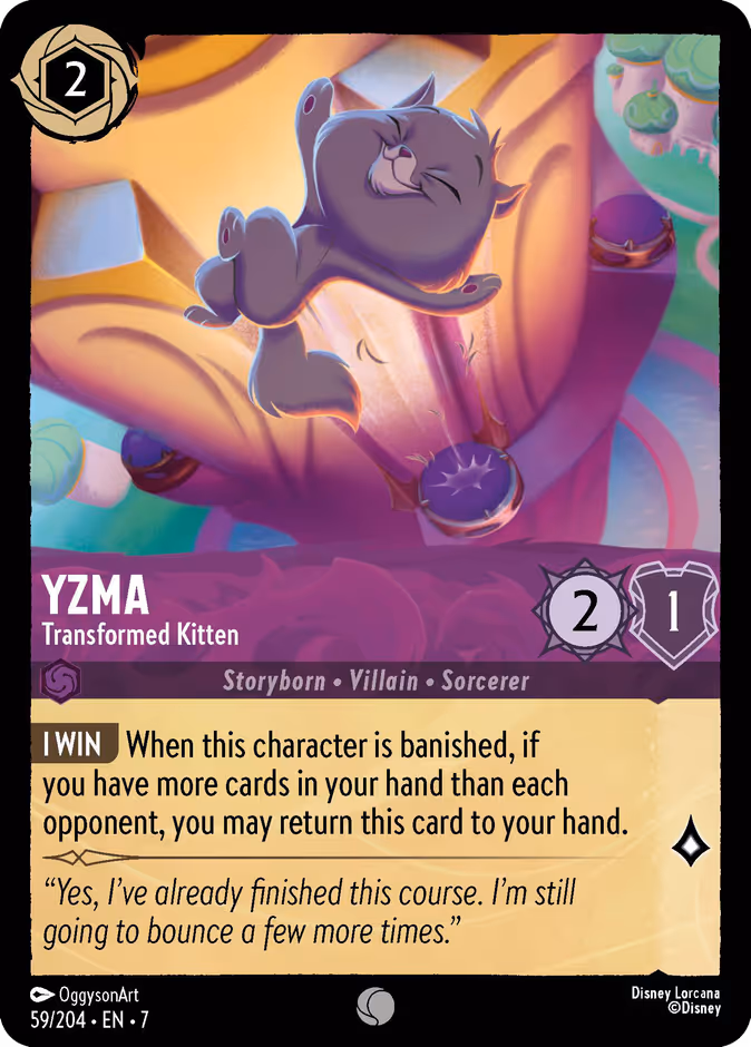 Yzma - Transformed Kitten #59 (Common)