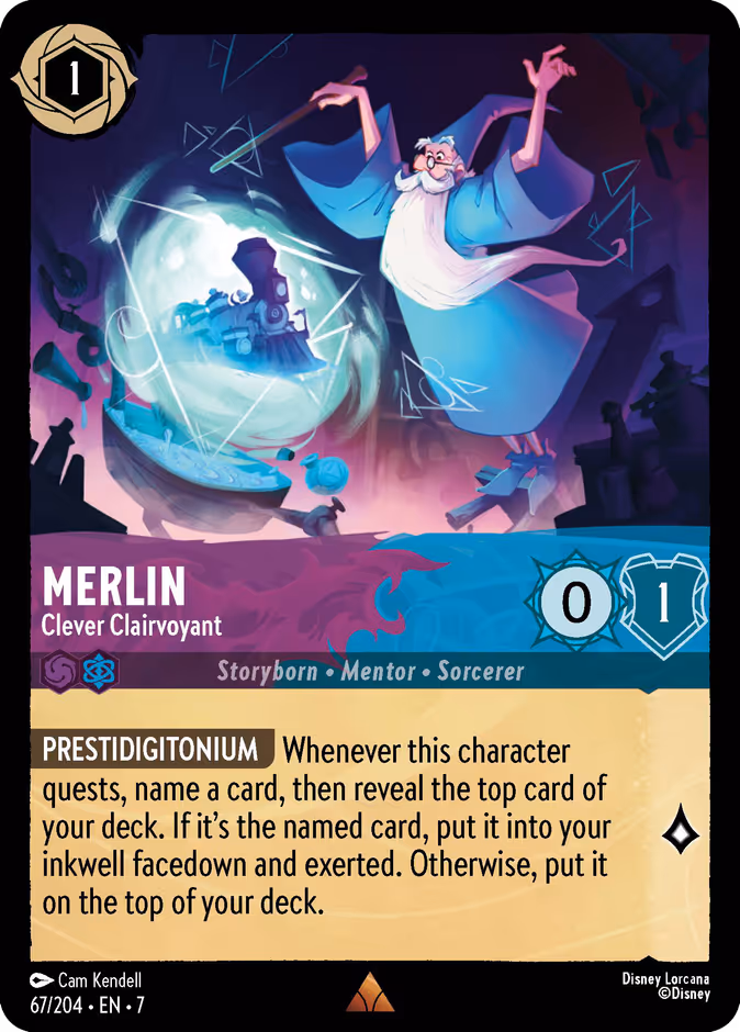 Merlin - Clever Clairvoyant #67 (Rare)