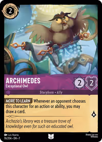 Archimedes - Exceptional Owl #76 (Uncommon)
