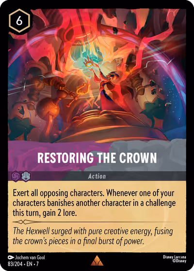 Restoring the Crown