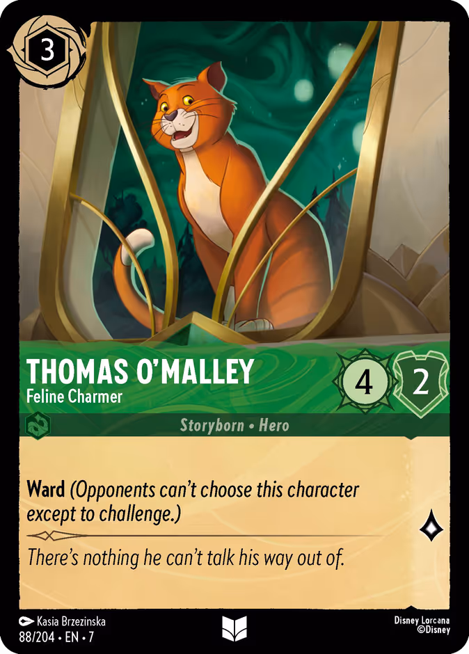 Thomas O'Malley - Feline Charmer #88 (Uncommon)