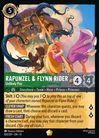 Rapunzel & Flynn Rider - Unlikely Pair #100 (Legendary)