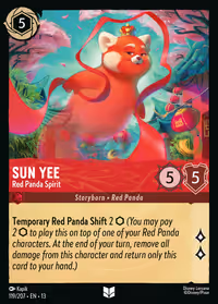 Sun Yee - Red Panda Spirit #119 (Uncommon)