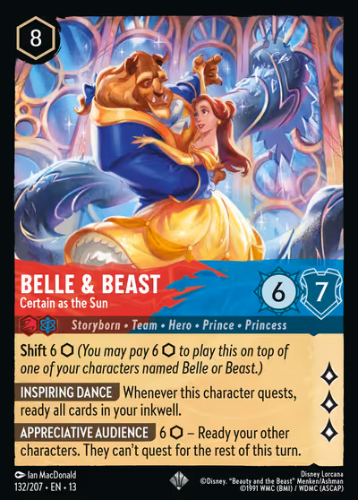 Belle & Beast - Certain as the Sun #132 Foil — Attack of the Vine! (Super Rare) · Disney Lorcana