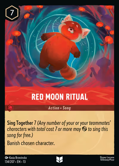 Red Moon Ritual #134 — Attack of the Vine! (Uncommon) · Disney Lorcana
