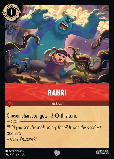 RAHR! #136 — Attack of the Vine! (Common) · Disney Lorcana