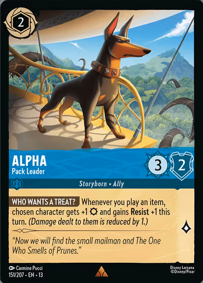 Alpha - Pack Leader #151 Foil — Attack of the Vine! (Rare) · Disney Lorcana