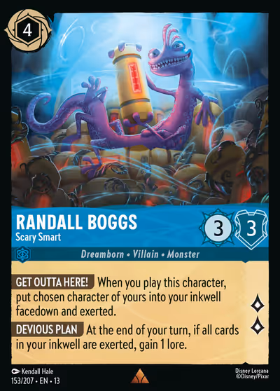 Randall Boggs - Scary Smart #153 Foil — Attack of the Vine! (Rare) · Disney Lorcana