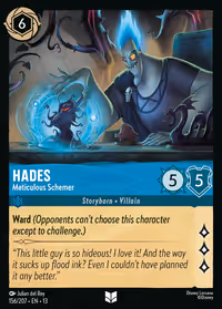 Hades - Meticulous Schemer #156 (Uncommon)