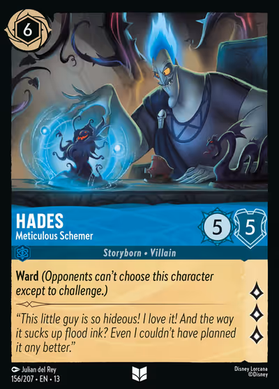 Hades - Meticulous Schemer #156 — Attack of the Vine! (Uncommon) · Disney Lorcana