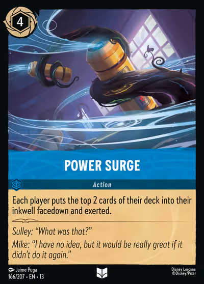 Power Surge #166 — Attack of the Vine! (Uncommon) · Disney Lorcana