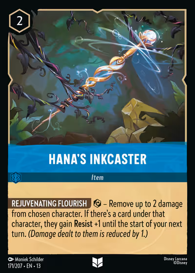 Hana's Inkcaster #171 — Attack of the Vine! (Uncommon) · Disney Lorcana