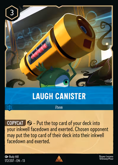 Laugh Canister #172 Foil — Attack of the Vine! (Rare) · Disney Lorcana