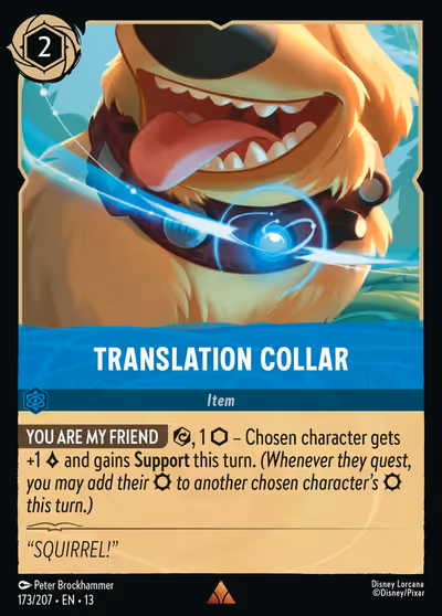 Translation Collar #173 Foil — Attack of the Vine! (Rare) · Disney Lorcana