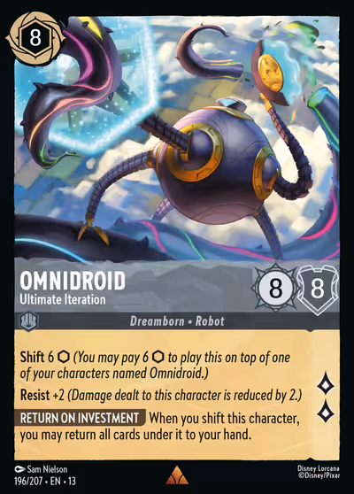 Omnidroid - Ultimate Iteration #196 Foil — Attack of the Vine! (Rare) · Disney Lorcana