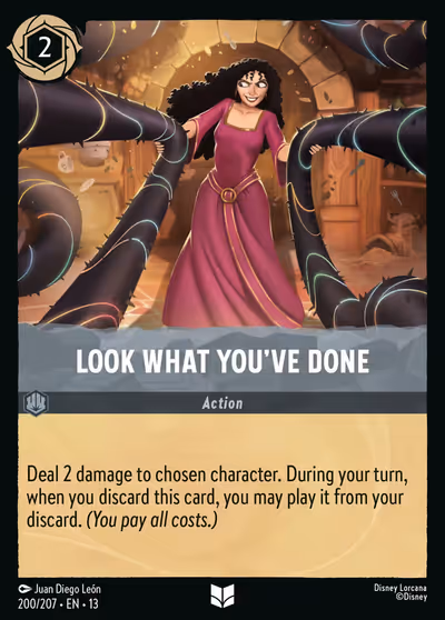 Look What You've Done #200 — Attack of the Vine! (Uncommon) · Disney Lorcana