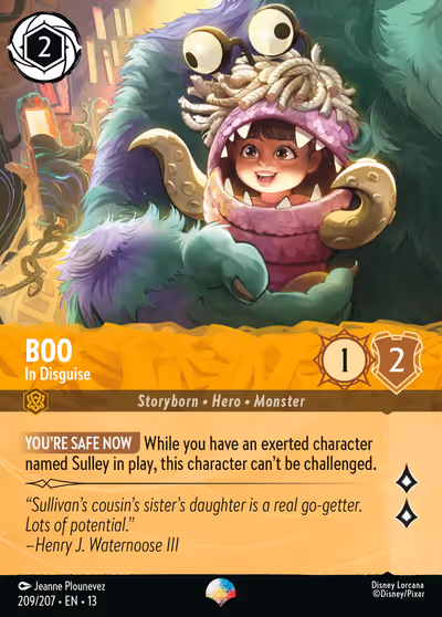 Boo - In Disguise #209 Foil — Attack of the Vine! (Epic) · Disney Lorcana
